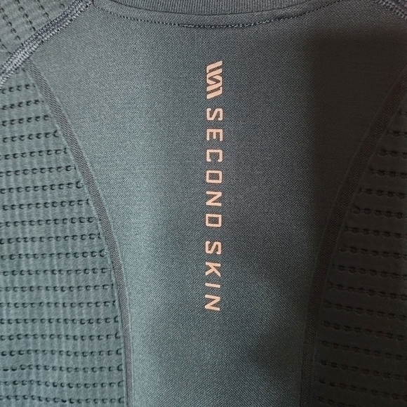 Second Skin Long‎ Sleeve Athletic Workout Top, Teal Blue, Women's Small (NWOT) - Picture 10 of 10